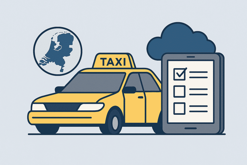 La automatización del taxi avanza con la ley CDT. En Países Bajos, el BCT desaparece y llega un sistema digital.